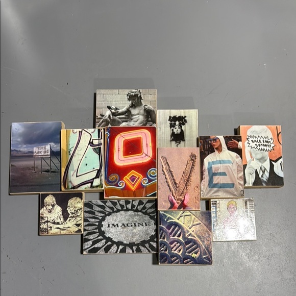 Photo wall hanging NYC and others see back - Picture 1 of 8